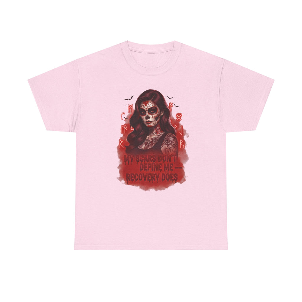 Vibrant Recovery Tee: Embrace Resilience, Unisex Heavy Cotton Tee for Confidence, Motivational T-Shirt, Recovery Shirt, Empowerment Wear