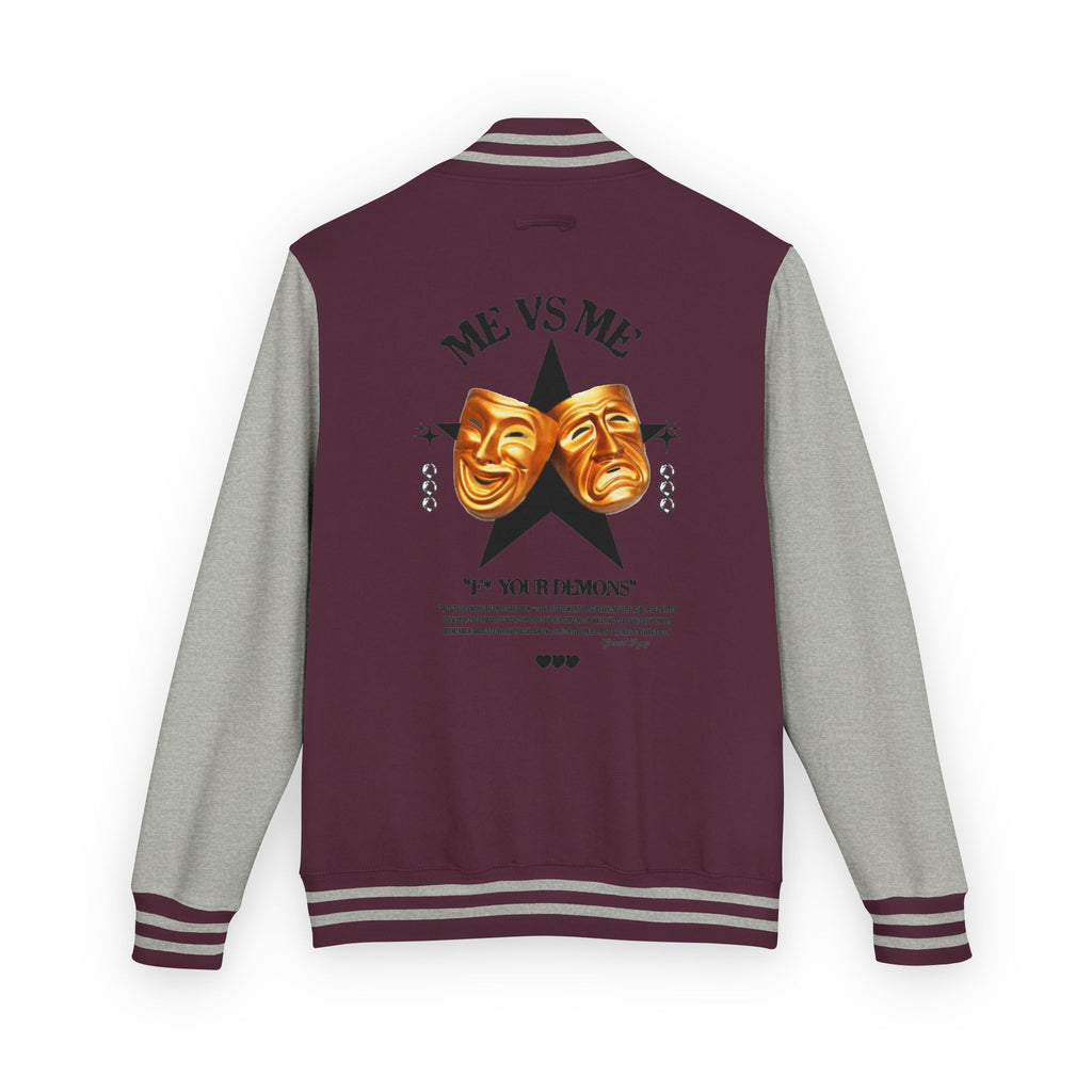 Unisex Heavyweight Letterman Jacket with Bold Artwork, Casual Style, Perfect for Theatre Lovers, Comfortable Streetwear, Great Gift [...]