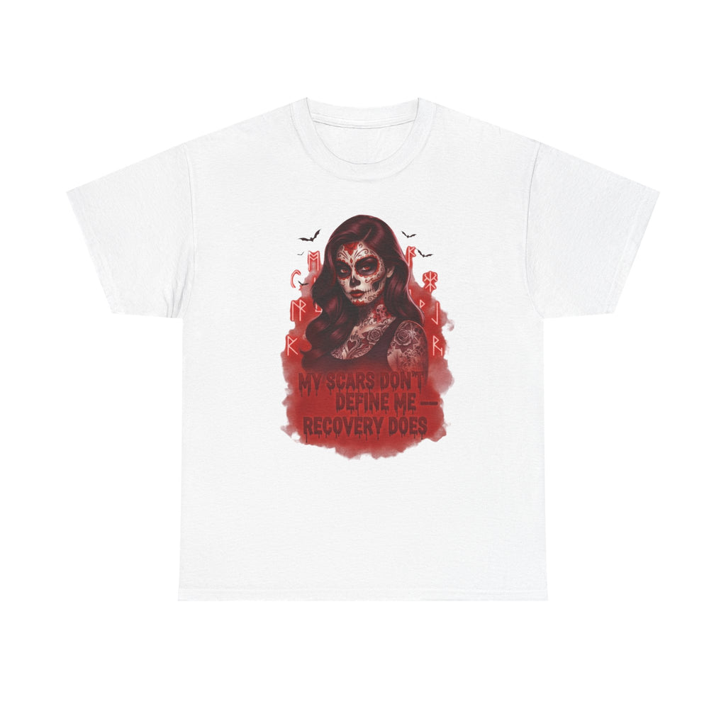 Vibrant Recovery Tee: Embrace Resilience, Unisex Heavy Cotton Tee for Confidence, Motivational T-Shirt, Recovery Shirt, Empowerment Wear