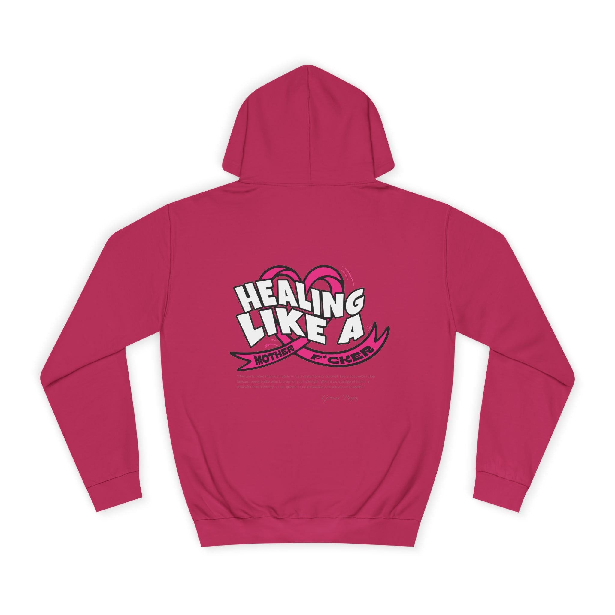 Healing Like a Cheer Unisex College Hoodie, Motivational Sweatshirt, Cozy Gift for Students, Inspirational Apparel, Universitiy Spirit [...]