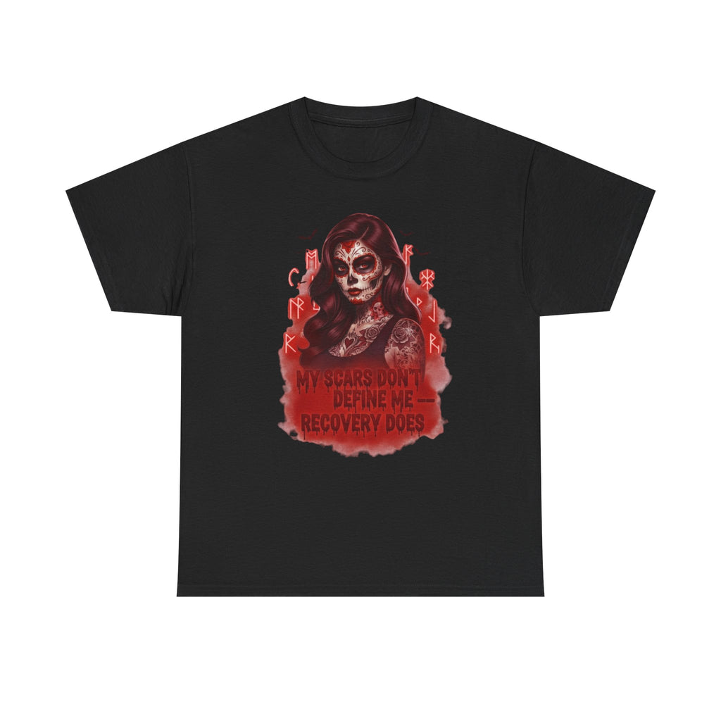 Vibrant Recovery Tee: Embrace Resilience, Unisex Heavy Cotton Tee for Confidence, Motivational T-Shirt, Recovery Shirt, Empowerment Wear