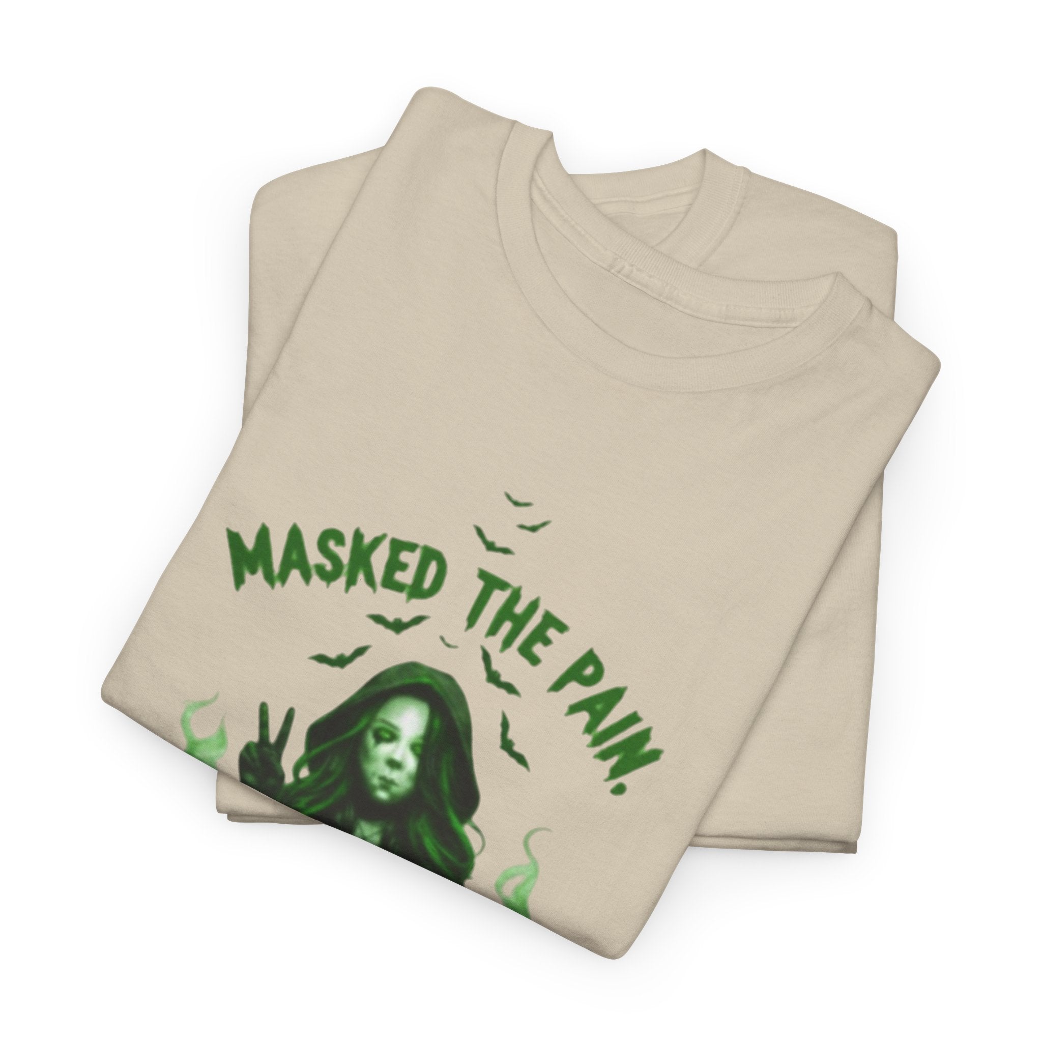 Recovery Awareness Tee, Masked The Pain Shirt, Unisex Cotton T-Shirt, Support Mental Health, Gift for Friends and Family, Recovery [...]