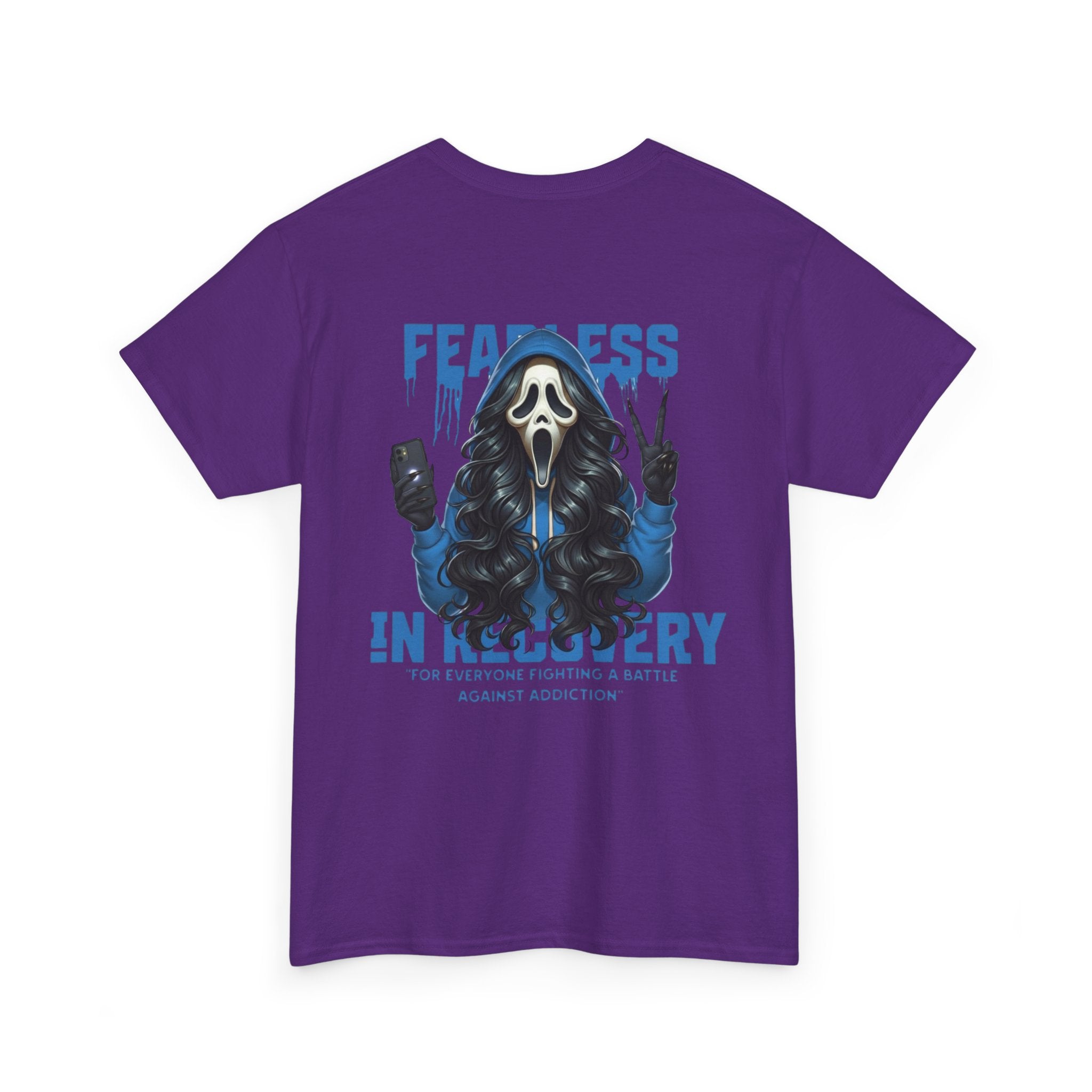 (DESIGN ON BACK) Fearless in Recovery Unisex Heavy Cotton Tee, Inspirational T-Shirt for Addiction Support, Recovery Awareness Shirt, Gift for Recovery [...]