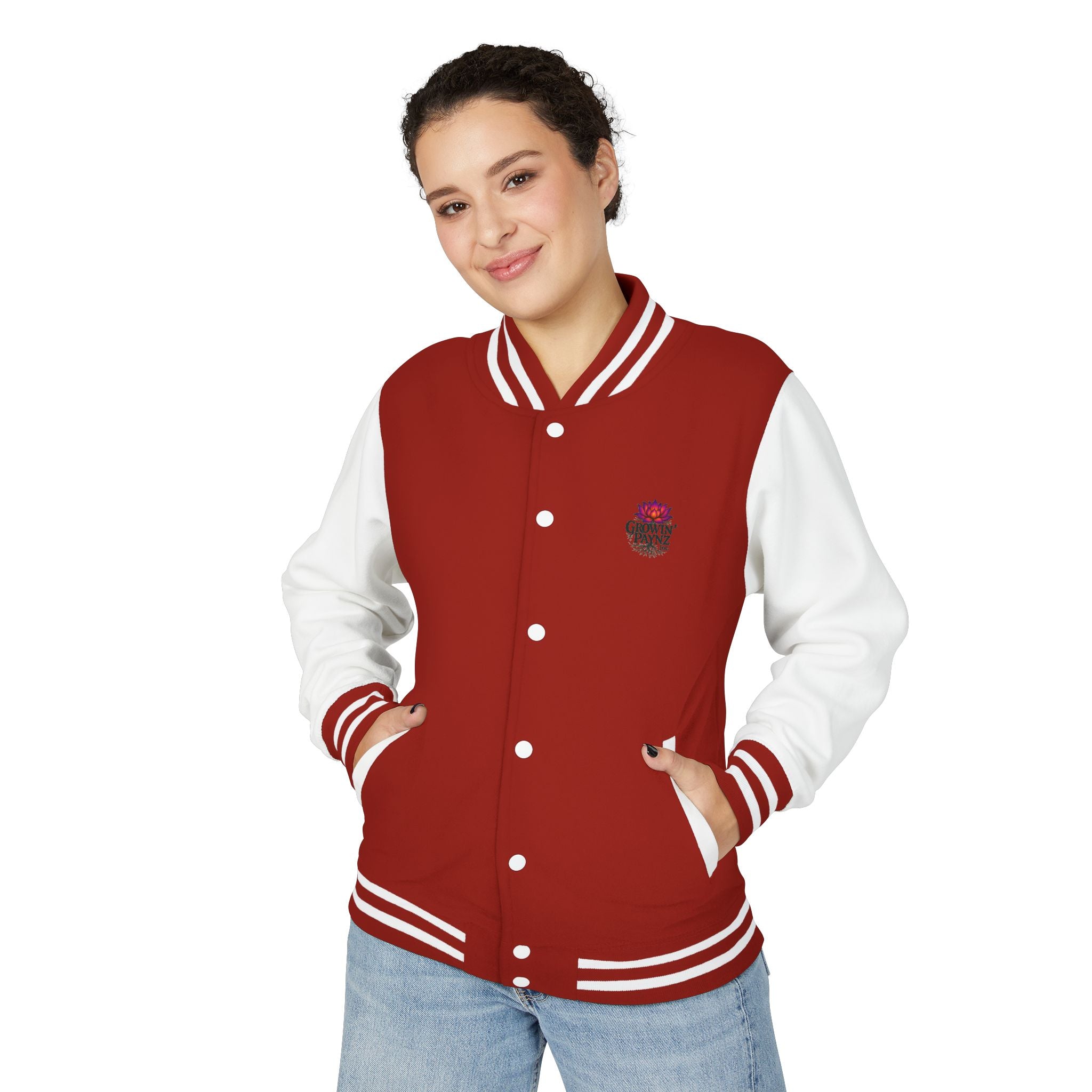 Healing Like a Mother Letterman Jacket, Unisex Varsity Jacket, Trendy Outerwear, Gift for Moms, Stylish Letterman for Her, Casual [...]