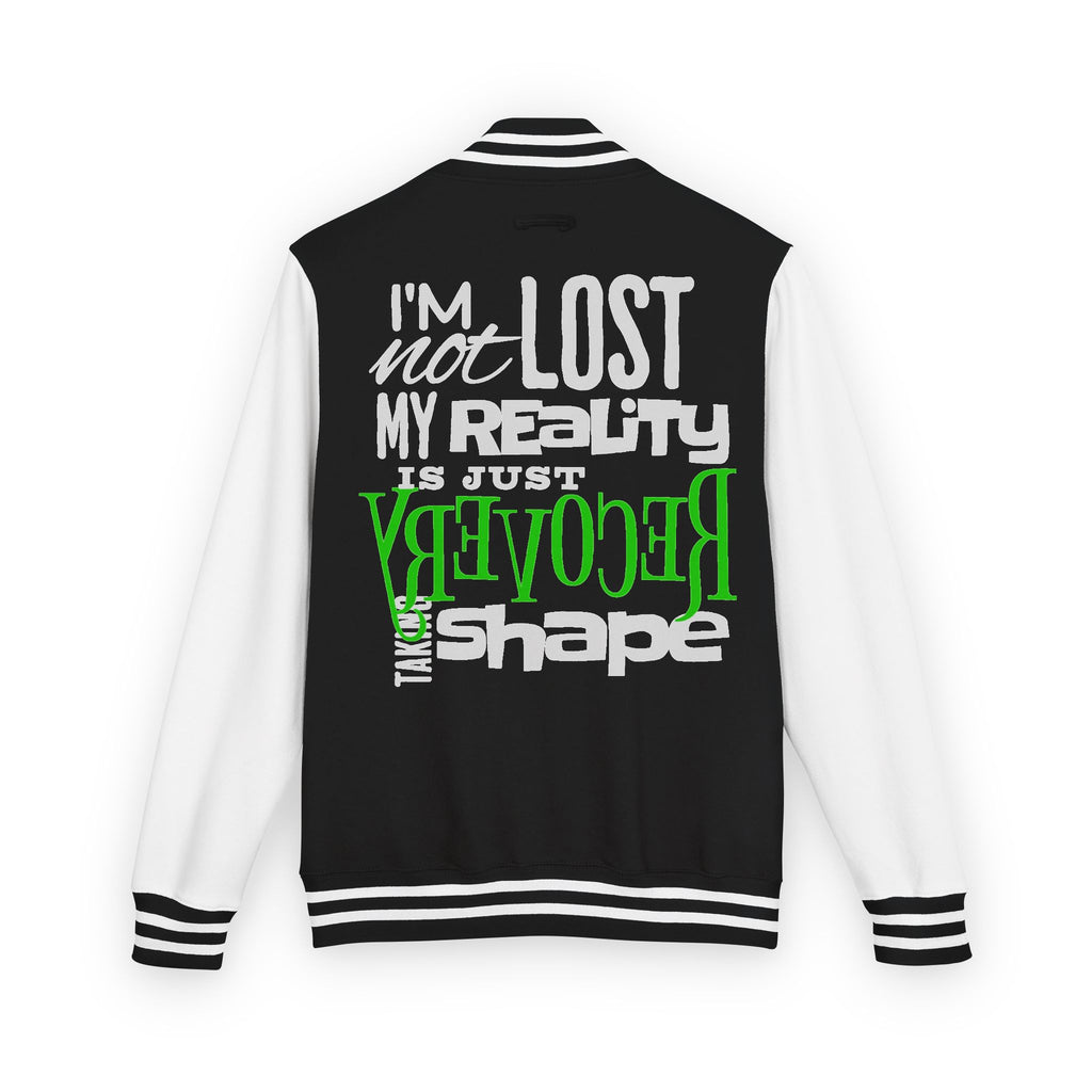 Unisex Heavyweight Letterman Jacket - Retro Inspired, Casual Wear, Perfect Gift for Friends, Motivational Statement, Unisex Fashion