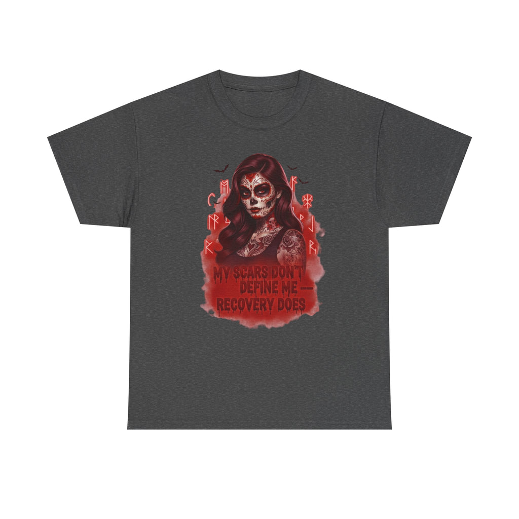 Vibrant Recovery Tee: Embrace Resilience, Unisex Heavy Cotton Tee for Confidence, Motivational T-Shirt, Recovery Shirt, Empowerment Wear