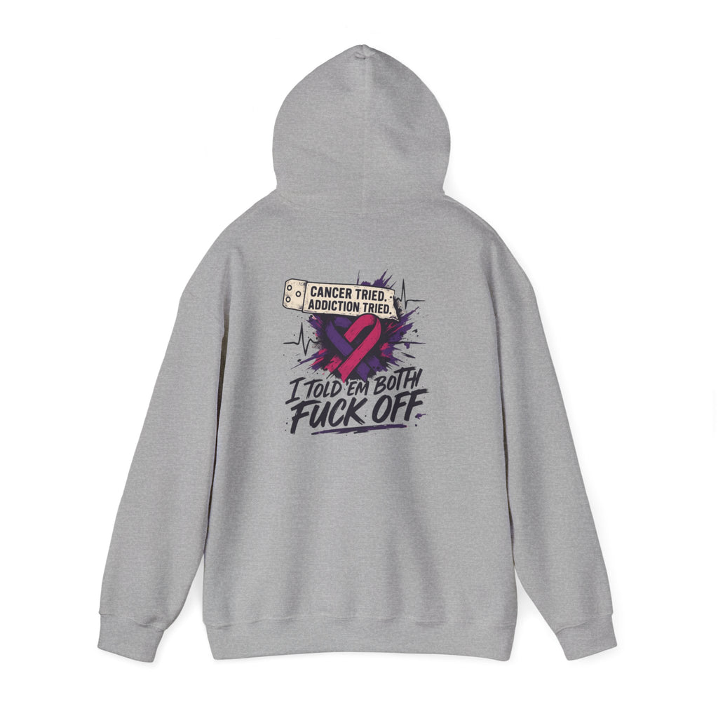 Recovery Themed Unisex Hoodie, Cozy Casual Wear, Cancer Awareness Apparel, Supportive Gift for Friends and Family, Perfect for Fall [...]