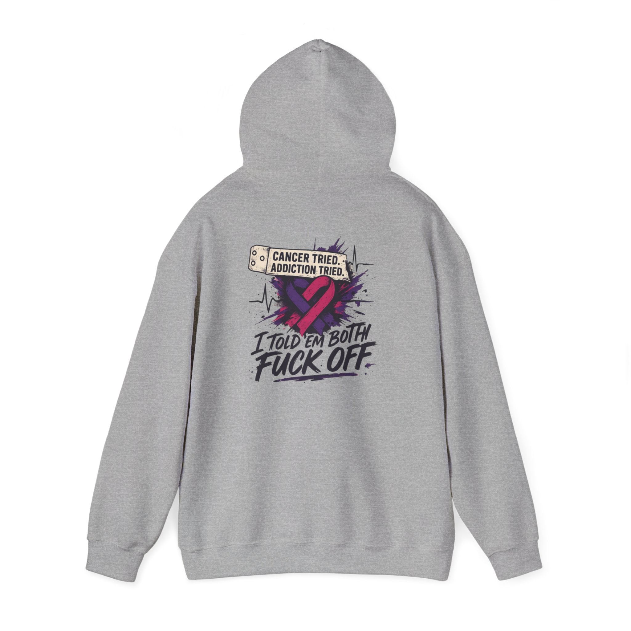 Recovery Themed Unisex Hoodie, Cozy Casual Wear, Cancer Awareness Apparel, Supportive Gift for Friends and Family, Perfect for Fall [...]